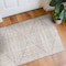 World Rug Gallery Bohemian Stripes Washable Non Slip Area Rug 2 ft x 4 ft Beige WR73BEIGE2X4 - alternate 1