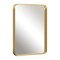 Homeroots 28" Gold Metal Framed Standing Mirror 564463 - alternate 1