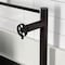 Kingston Brass Deck Mount Pot Filler Faucet with Knurled Handle, Oil Rubbed Bronze KS4705RKZ - alternate 2