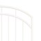 Nuvo Iron 33-in W x 56-in H Glossy Wht Benitoite Gate Arched 36-in W Opening SCHardware W/Dbl Side Handle IBGA3356GW - alternate 2