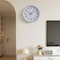 Clockswise Blue 12-In Analog Clock - Silent, Non-Ticking for Wall - Battery-Operated Perfect for Home QI004744.BL.12 - alternate 4