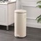 Happimess Theo Retro 8-Gallon Step Trash Can with Soft-Close Lid and FREE Mini Trash Can, Limestone Beige HPM1018C - alternate 3