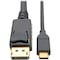 Tripp Lite USB C to DisplayPort 4k Adapter Cable USB Type C to DP M/M 3ft U444-003-DP - alternate 1