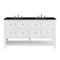 James Martin Vanities Breckenridge 60" Double Vanity, Bright White, w/ 3 CM Phantome Eclos Top 330-V60D-BW-3PHT - alternate 1