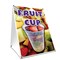 Signmission Fruit Cup, 24 Inch x 18 Inch A-frame Yard Sign, Plastic Sign SBC-1824-Fruit Cup - alternate 1