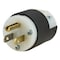 Hubbell Wiring Device-Kellems Straight Blade Plug, 5-15P, 15 A, 125V AC, 2 Pole, Screw Terminals, Grounded HBL5266C - alternate 2