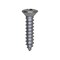 Auveco 4 x 1/2in Phillips Oval Head Tapping Screw Zinc, 100PK 3063 - alternate 1