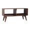 Homeroots 39in Brown Solid Wood Enclosed and Open Storage TV Stand 719196 - alternate 3