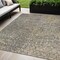 Homeroots 5' X 8' Ivory Gray And Black Abstract Washable Indoor Outdoor Area Rug 596819 - alternate 1