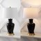 Jonathan Y Julian 29" Traditional Classic Ceramic Urn LED Table Lamp, Black JYL4026F - alternate 3