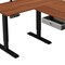 Homeroots 45" Adjustable Oak and White Standing Desk 558721 - alternate 3