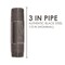 Ace Trading - Nipple 1/2 in. MIP each X 1/2 in. D MIP Black Steel 3 in. L Nipple 300UP12X3 - alternate 4