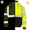 Dome75 Exius Series Hivis Class 3 Thermal Bomber Jacket-High Visibility Yellow-3X EJB2732 - alternate 4