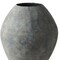 Homeroots 28" Gray Cylinder Ceramic Floor Vase 392193 - alternate 2