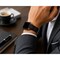 Elegani Hybrid Band Compatible with Apple Watch 46mm, Black/Red, Silver/Black/Rose Gold/Yellow Gold Buckle QRALGM2-BRD-46 - alternate 3