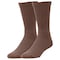 Railroad Sock Mens Crew Socks, 85% Cotton, 15% Nylon, Brown, 6-12 M, 3 PK 6033 - alternate 2