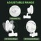 Simple Deluxe HealSmart Clip Fan, 6-Inch Grow Tent Fan, Monkey Fan, Wall Mount Fan, 15W, 2-Speeds Control, 2PK GLFANXCLIP6X2 - alternate 4