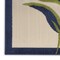 Homeroots 5' Ivory Blue And Orange Square Floral Indoor Outdoor Area Rug 545027 - alternate 2