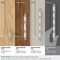 Amerock London 6-5/16 in 160 mm Center-to-Center Satin Nickel/Polished Chrome Cabinet Pull BP36650G1026 - alternate 3