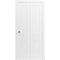 Vdomdoors Sliding Closet Bi-fold Doors, Mela 7001 White Silk, Sturdy Tracks Moldings Trims Hardware Set, Wood MELA7001BF-WS-56 x 80 (2* 28x80) - alternate 1