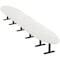 Skutchi Designs 22ft Conference Table With Power Unit | 20 Person Modular Oval Meeting Table | Harmony Series HAR-OVL-48X264-T.BK-WA7976-NA - alternate 1