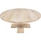 Homeroots 70" Brown Rounded Solid Wood Pedestal Base Dining Table 488691 - alternate 3