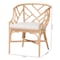 Bali & Pari Padma Natural Rattan Dining Chair 263-14442-ZORO - alternate 2