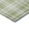 Homeroots 9' X 12' Artichoke Green Brown And Ivory Plaid Washable Indoor Outdoor Area Rug 597073 - alternate 2