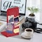 Acrimet Steel Metal Jumbo Bookends for Shelves, Heavy Duty, for Large books, Red, 2PK 294.8 - alternate 2