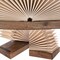 Jonathan Y Darla 9.6" Modern Art Deco Paper Full Pleated Fan LED Table Lamp, Natural JYL9109B - alternate 2