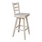 International Concepts Solid Wood Emily Counter Height Swivel Dining Stool - 30" Seat Height S-6173SW - alternate 4