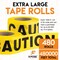Xpose Safety Caution Tape, PVC, Caution/Cuidado, High Visibility Yellow, 3 in W., 1000 ft L., Half Pallet, PK480 PCCT-HP480-X - alternate 2