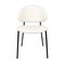 Manhattan Comfort Haven Metal Vegan Leather Side Chair in Ivory - Set of 4 DC1536-3 - alternate 3