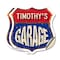 Signmission Timothy's Garage, 4 inch X 4 inch, Vinyl Decal, 2PK SHI-D-2PACK-4-383-TIMOTHY - alternate 1