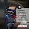 Jackson Safety Safety Goggles/Face Shield Combo, Clear Lens/Blue Shield, Anti-Fog, Indirect Vented, GPL500 Series 21000 - alternate 2
