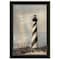 Homeroots Cape Hatteras Lighthouse 3 Black Framed Print Wall Art 406925 - alternate 1