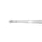 Nahanco 17in Clear Equinox Acrylic Shirt Hanger w/Brushed Chrome Hardware, 12PK 9001750HU - alternate 2