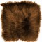 Homeroots 15" X 15" Brown Synthetic Solid Color Pad 328321 - alternate 2