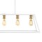 Jonathan Y Floyd 38" 5-Light Bohemian Farmhouse Iron Adjustable LED Pendant, White/Brass Gold JYL7521B - alternate 4