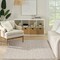 Homeroots 5' X 7' Gray And Beige Geometric Indoor Outdoor Area Rug 572777 - alternate 2