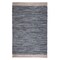 Homeroots 3' X 5' Gray and Beige Patchwork Handmade Indoor Outdoor Area Rug 557116 - alternate 2