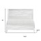 Homeroots Three Piece White Solid Wood Bedroom Set 523976 - alternate 3