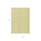 Homeroots 9' X 12' Yellow And Ivory Geometric Washable Indoor Outdoor Area Rug 613817 - alternate 3