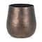 Homeroots 9" Antiqued Brass Aluminum Table Vase 608350 - alternate 4