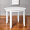 Homeroots 39" White Solid Wood Round Top Dining Table 569345 - alternate 1