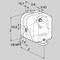 Honeywell Kromschroder Gas Pressure Switch - Adjustable, DG Series, Multiple Connections KS84447973 - alternate 2