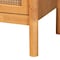 Baxton Studio Jenn Golden Brown Wood Japandi 6-Drawer Dresser with Distressed-Finished Rattan 253-13948-ZORO - alternate 2