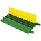 Electriduct Grip Guard Cable Protector, 3 Channel, 36in Length, Green Base / Yellow Lid, 1 Piece GG3X225 - alternate 1