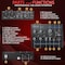Pyle Professional USB Audio Interface with MIC, Guitar, AUX Stereo Inputs, Phone/Monitor Outputs, Ideal PMUX6 - alternate 3