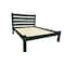 Homeroots Dark Green Solid Wood Full Bed Frame 546751 - alternate 2